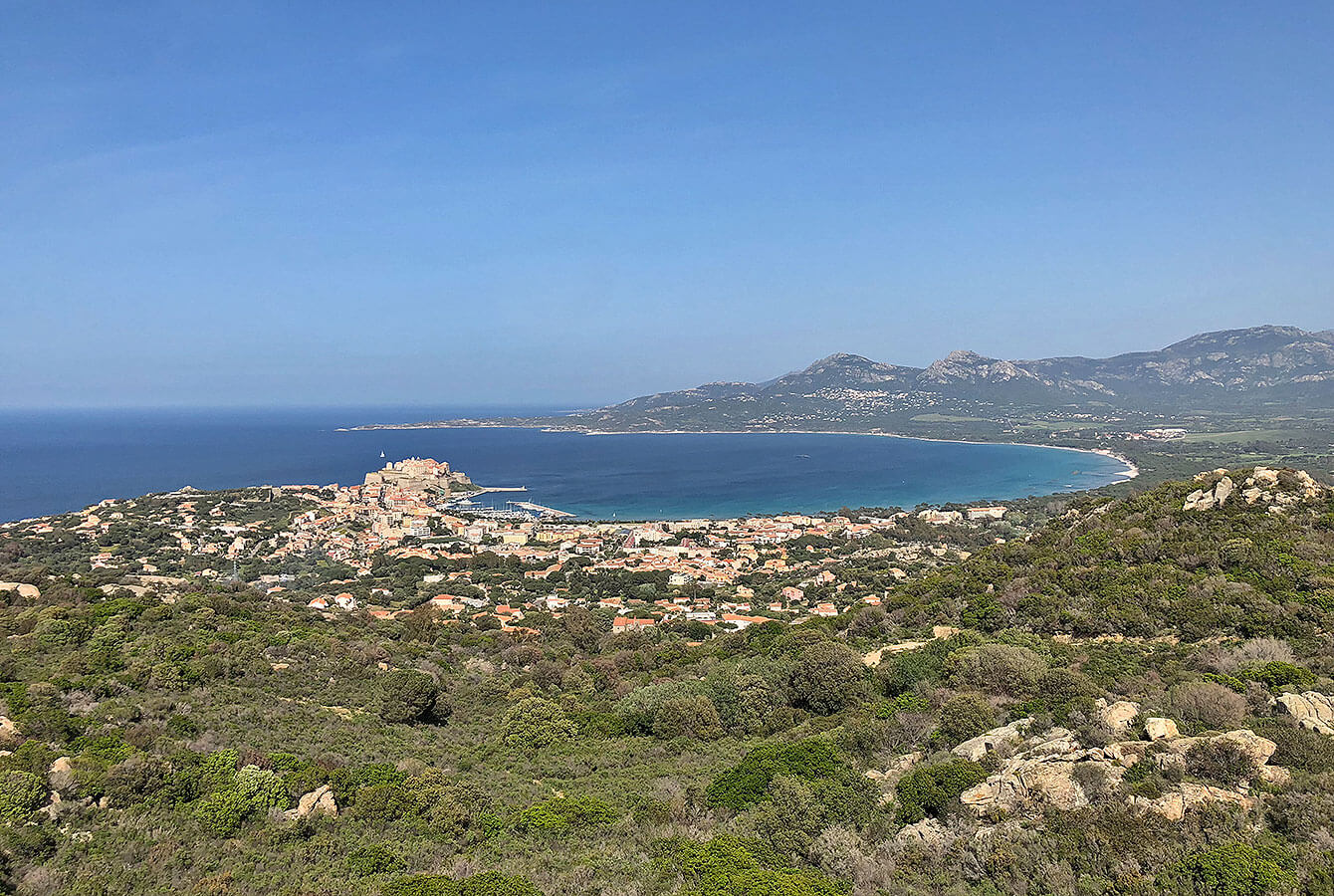 View over the City Calvi - Corsica - France