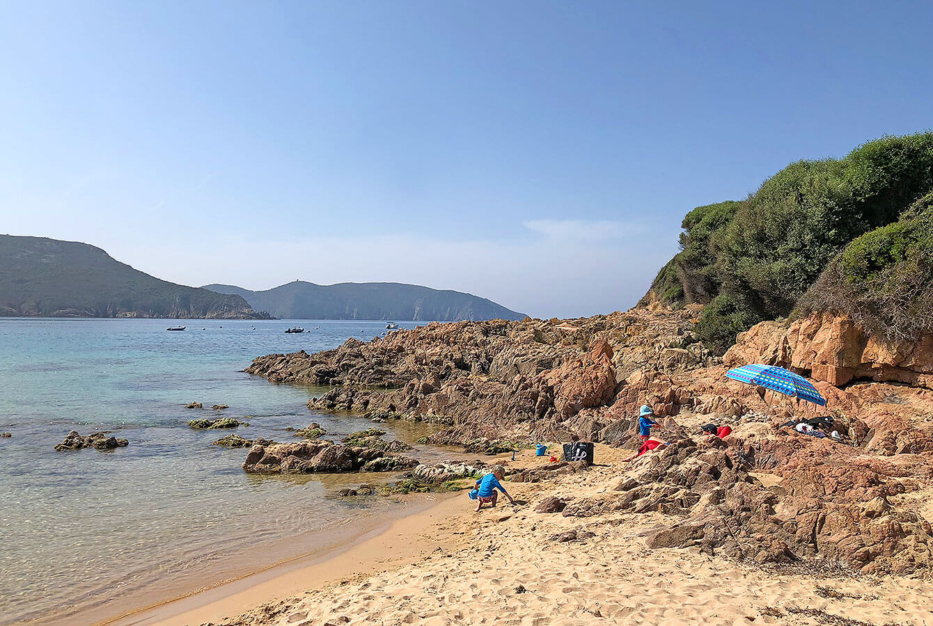 Beautiful Arone Beach in Piana - Corsica - France