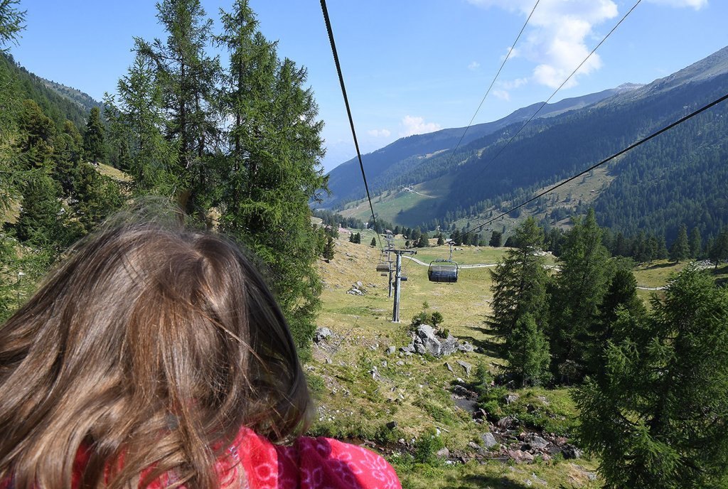 Back down to Siviez - This time on the Chairlift 