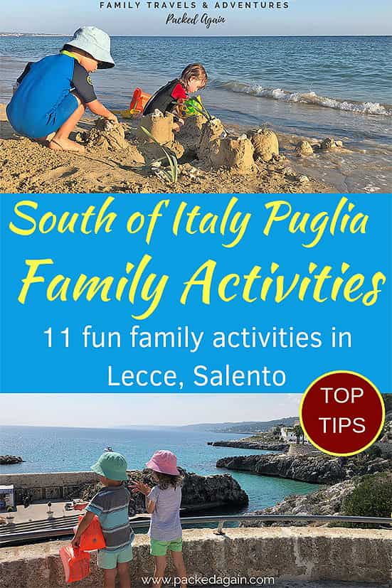 Lecce with kids! The perfect family destination. Find 11 amazing family activities in Lecce south italy¨