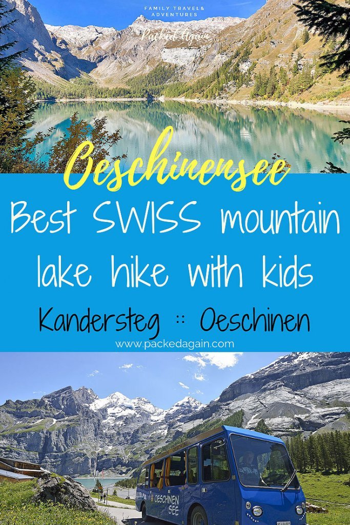 Switzerland's best mountain lake hike with kids