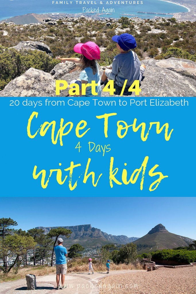 Cape Town with kids a 4 days trip itinerary