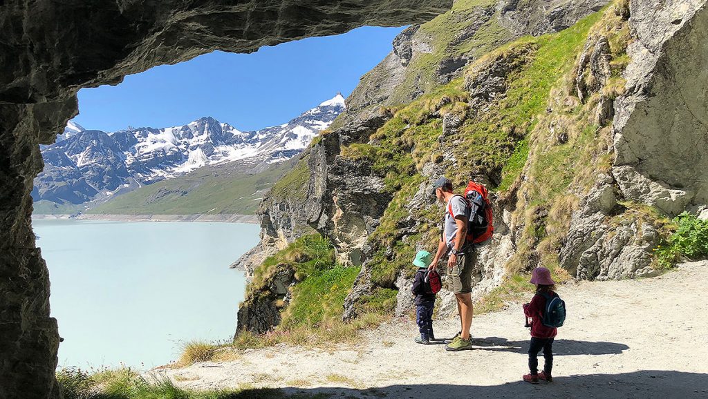 A Family Hike at La Grande Dixence-Dam, Valais Switzerland