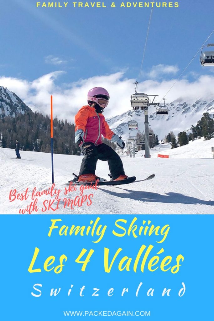 family skiing 4 vallées guide