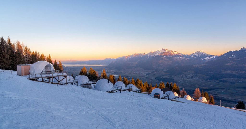 Whitepod eco luxury hotel