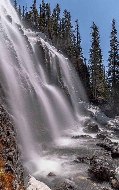 photograph of the Tangle falls in canada