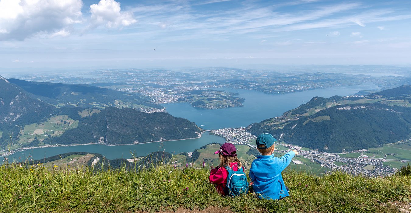 amazing view from the Stanserhorn