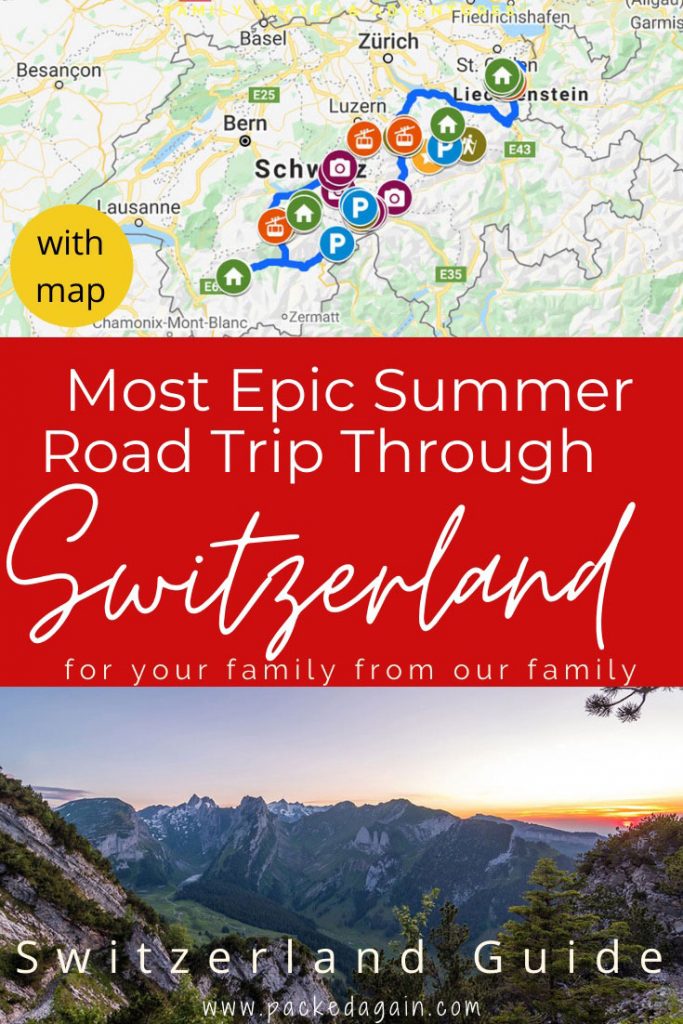 pin to an road trip through switzerland