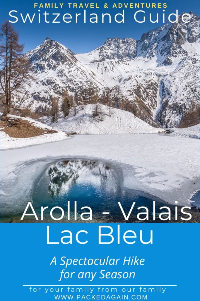 Pin to the Lac Bleu Arolla hiking Guide