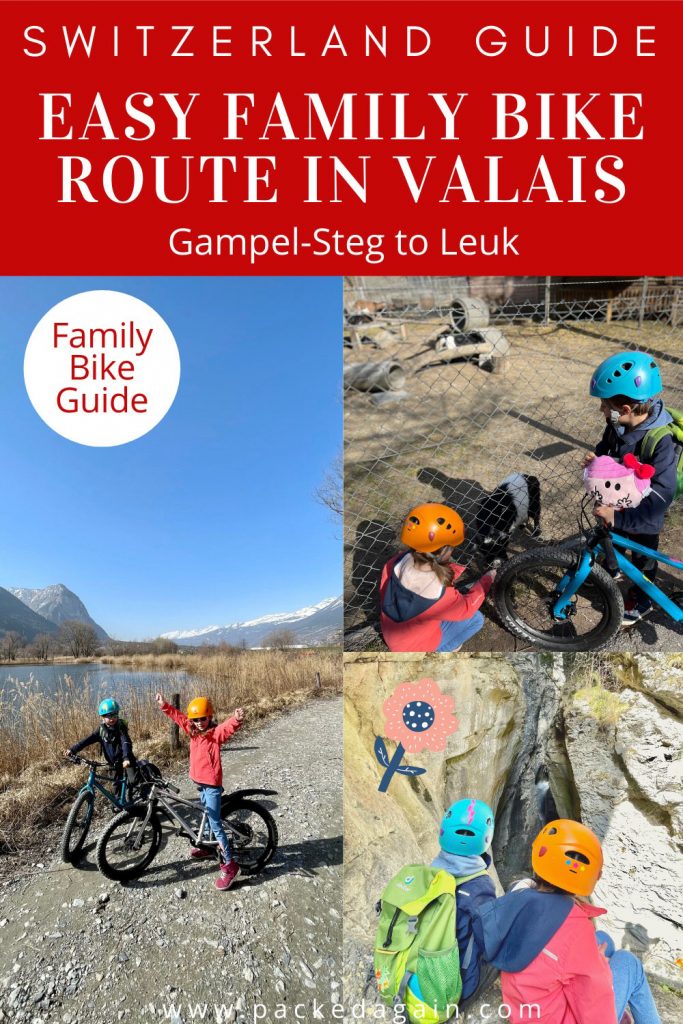 kids on different bike route attractions in valais