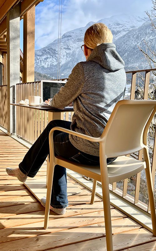 woman in SwissPeak resorts Meiringen working