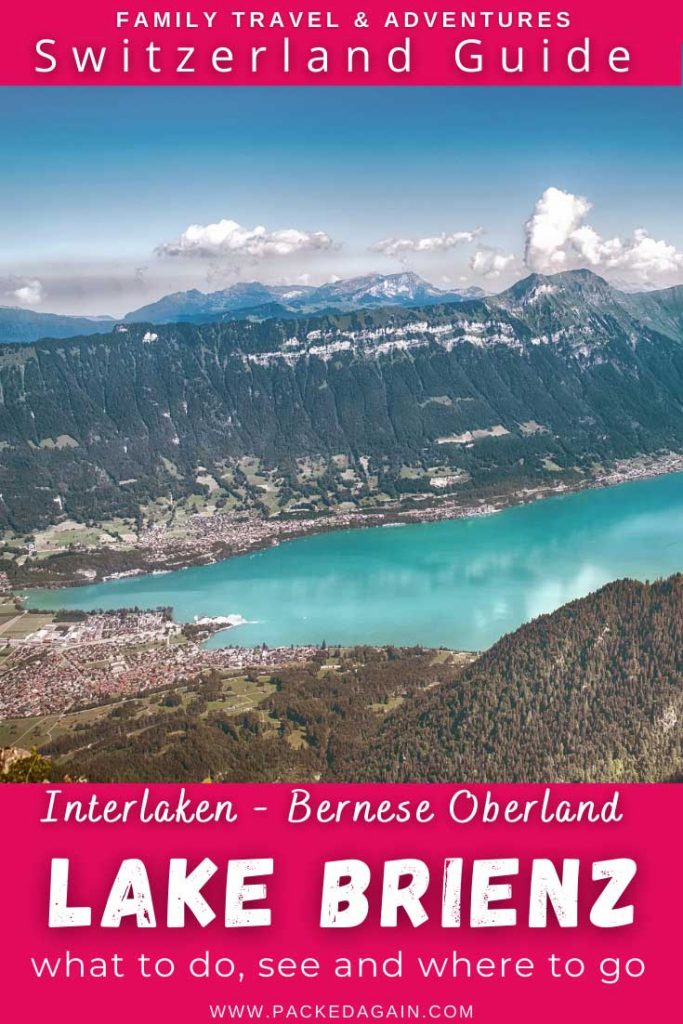 beautiful pin to a guide for Lake Brienz in Interlaken