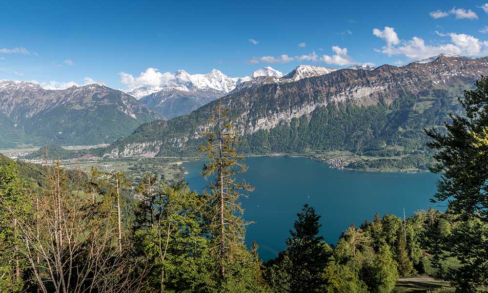 View from Beatenberg in Interlaken 