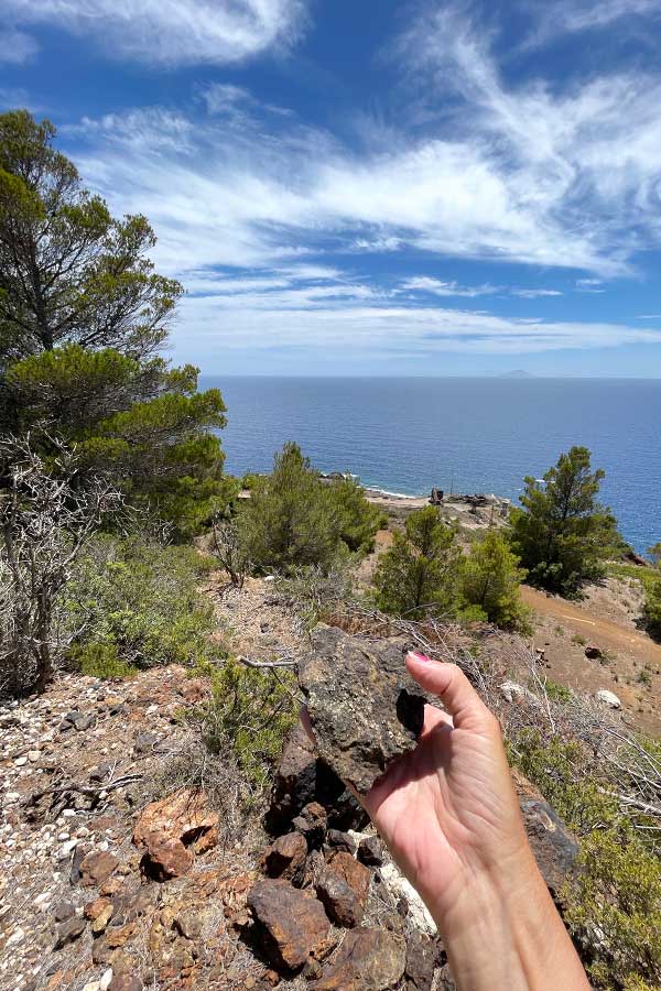 rock from the mine in Elba