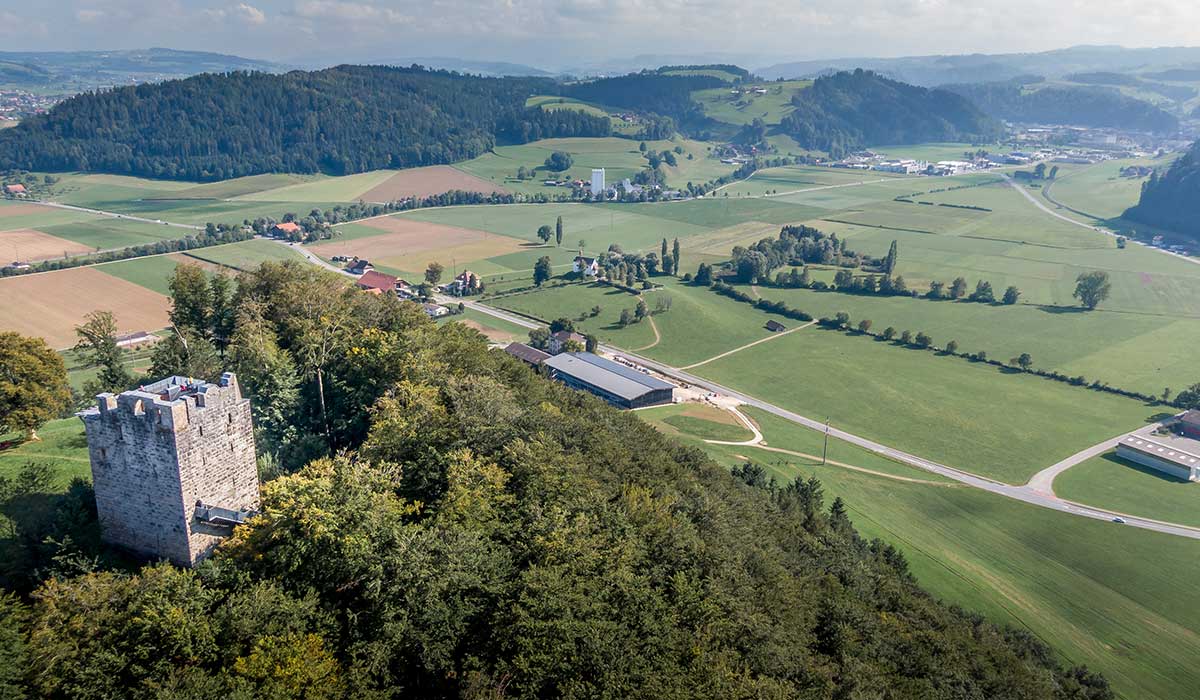 Auf dem Weg zur Ruine Kastelen - Willisau 