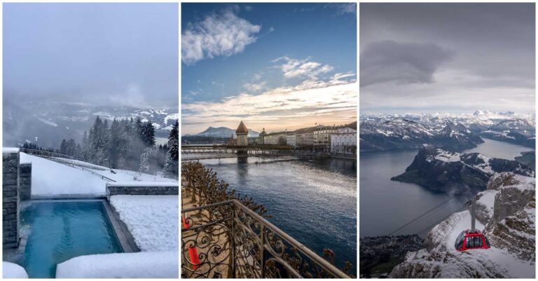 Winterbilder aus Luzern