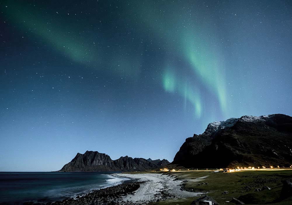 nothern lights in Tromso norway