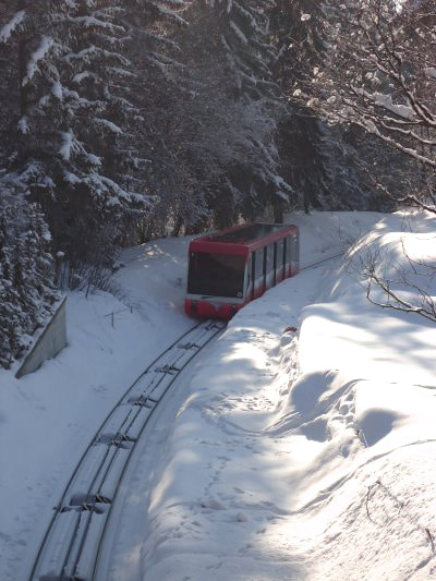 Funicular from Sierre to Crans-Montana