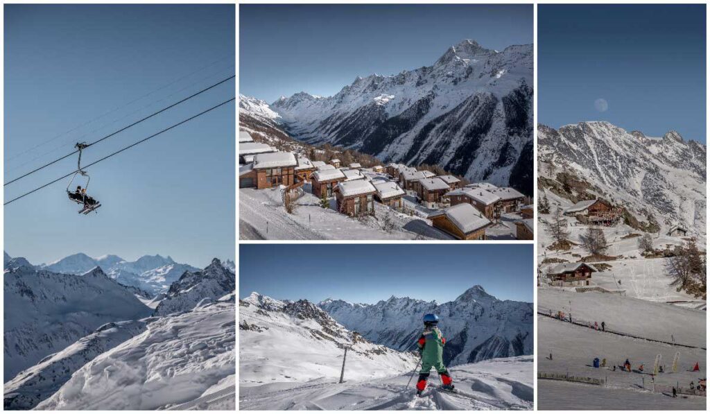 winter and ski images from the lauchernalp 