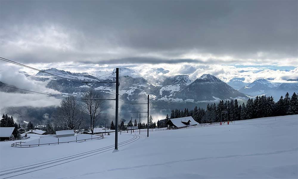 sledge run rigi