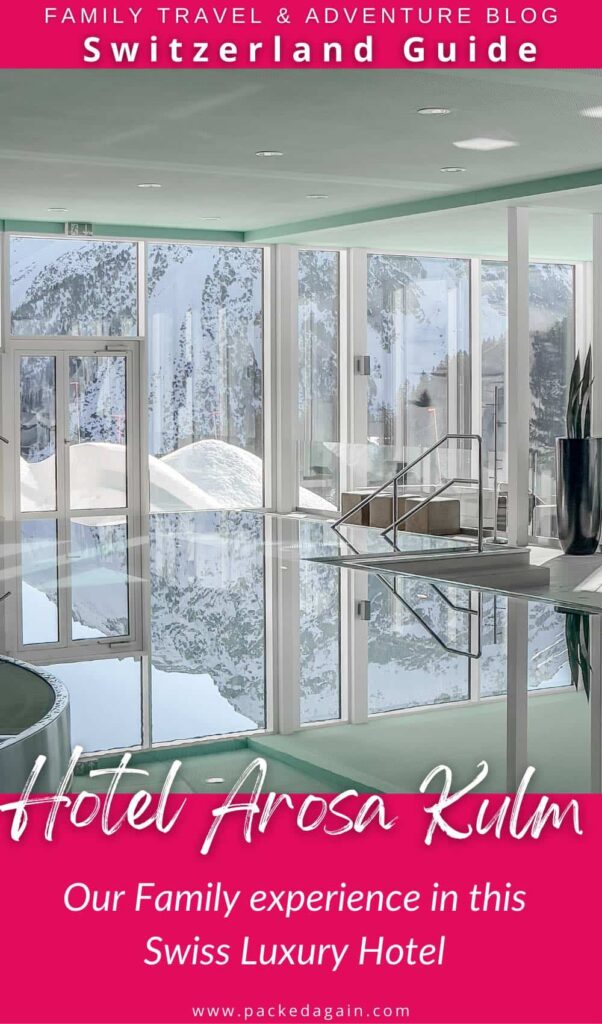 Hotel Arosa Kulm Pool in Arosa Switzerland