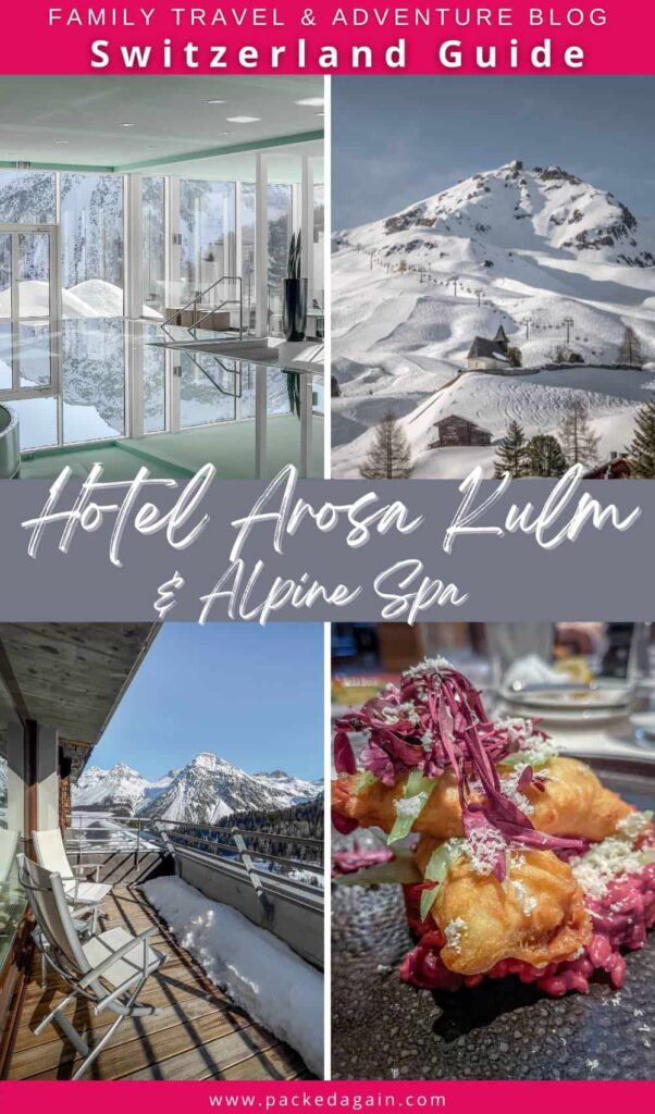 images from the luxury hotel Arosa Kulm in winter