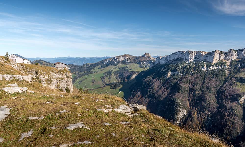 Alpine view from the Ebenalp