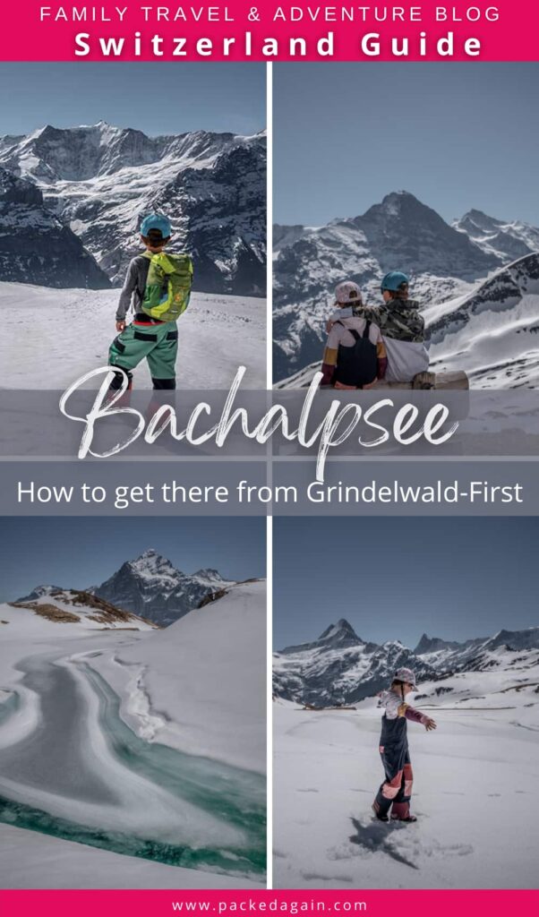Winter images on the hike of Lake Bachalpsee from Grindelwlad-First.