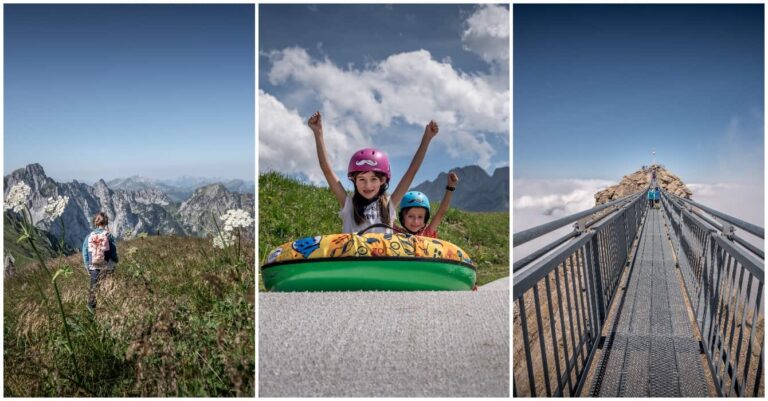 images with children in the Alpes vaudoises