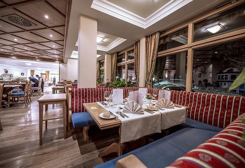 Dining area in a Swiss Hotel
