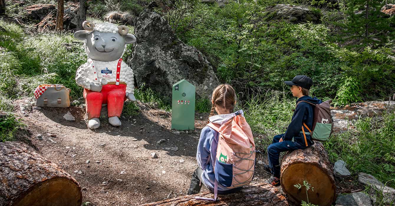 children at the Wolli wonderland trail