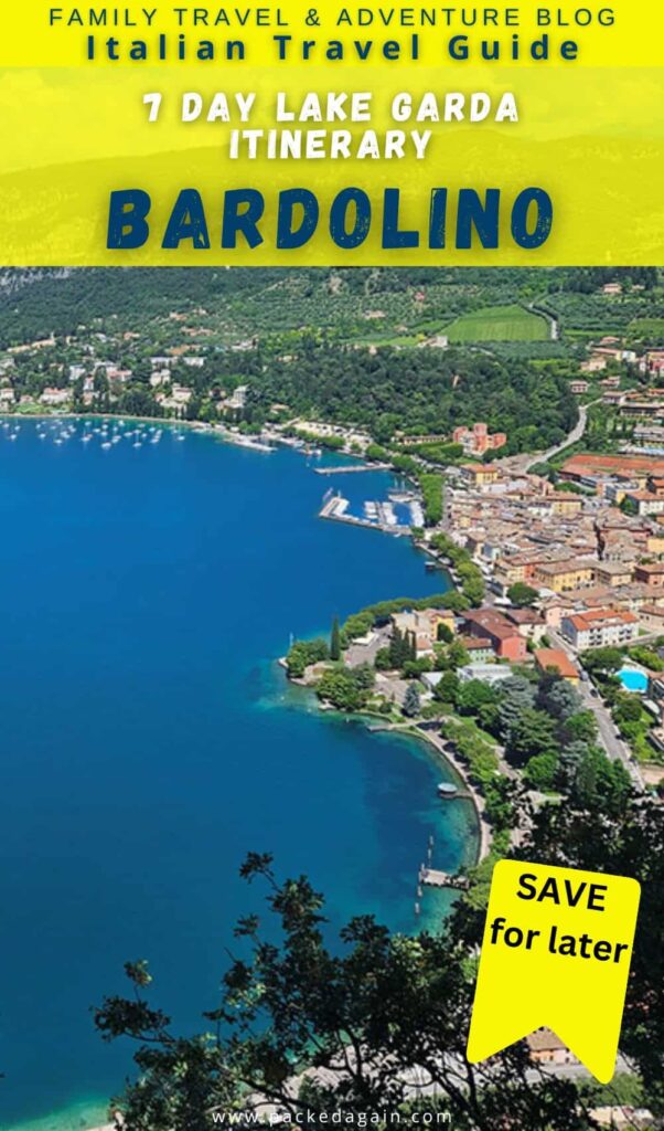 pin from an italian village at lake Garda for a 7 day itinerary