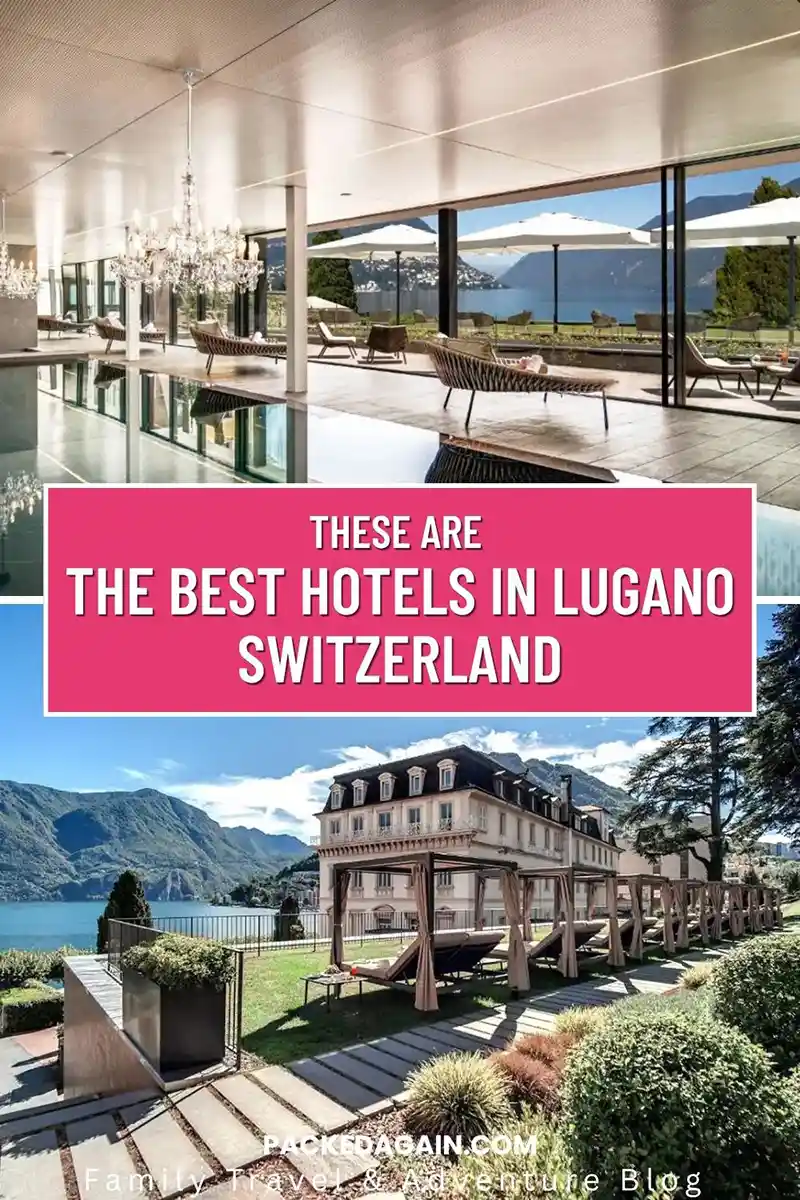 Where to stay in Lugano Pinterest image