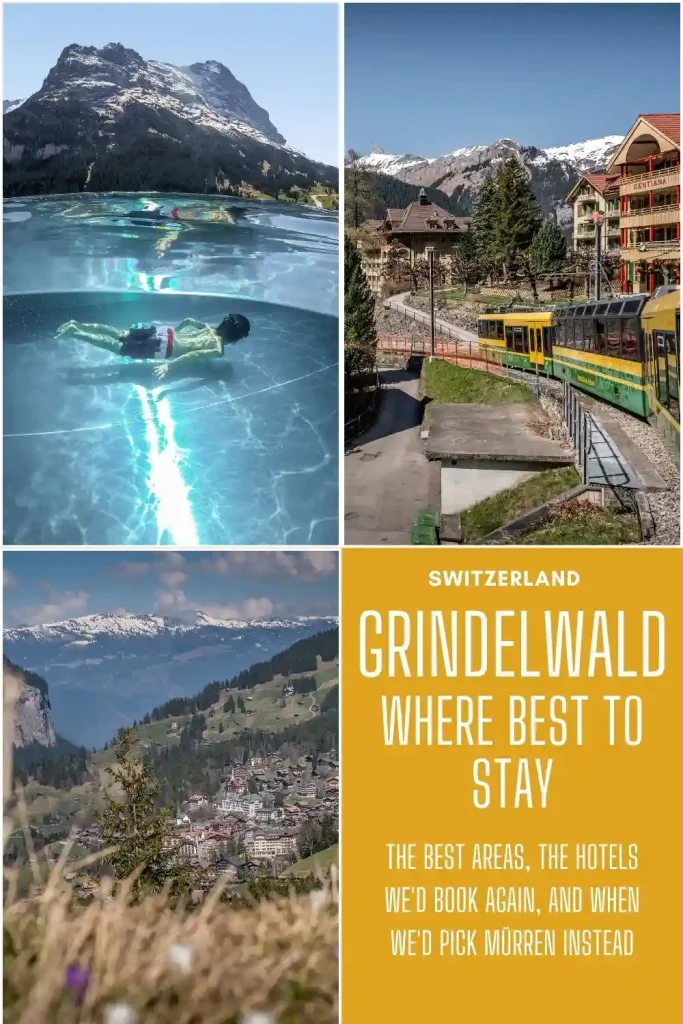 pin to show the best places to stay in Grindelwald