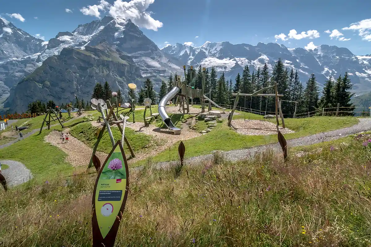 summer playground at Allmendhubel in Mürren
